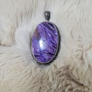 Charoite Gemstone Pendant